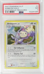 V1841: 2007: Ambipom: 3/123: Mysterious Treasures: D & P: PSA: 7: NM: 102261088